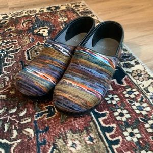 Multicolor Yarn Dansko Clogs